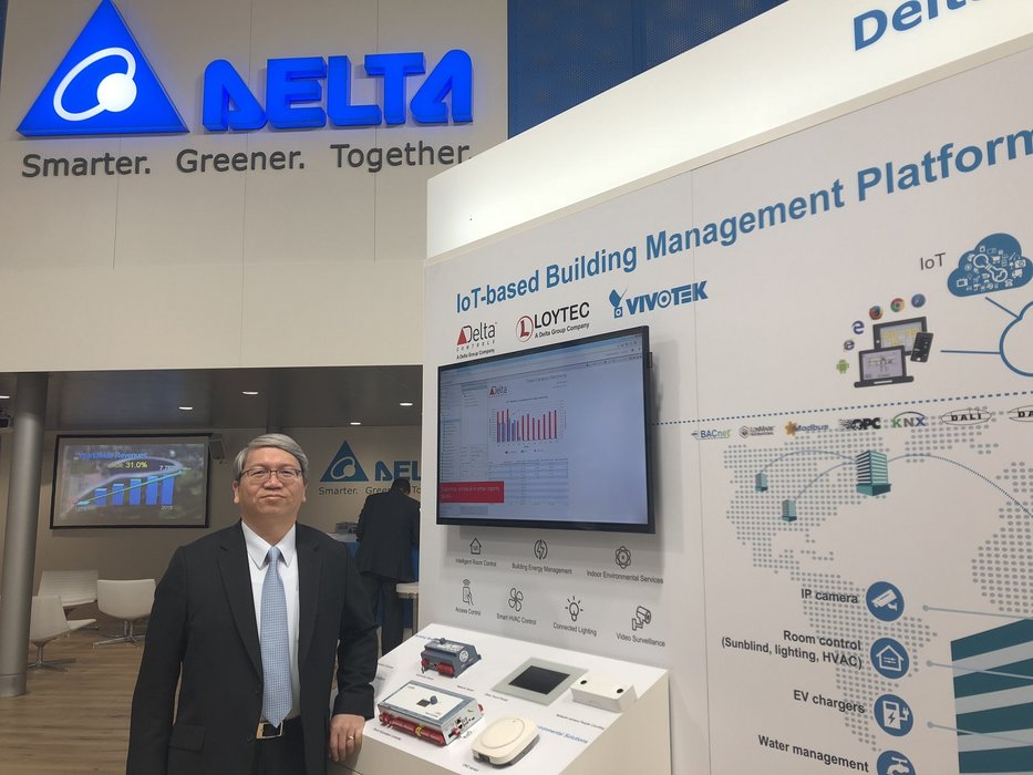 Delta zeigt auf der Hannover Messe 2018 intelligente Lösungen zur Energieeinsparung für nachhaltige Städte